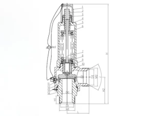 DA22Y-40P(50, 50A) Клапаны предохранительные