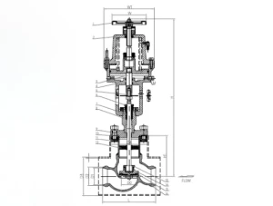 DZQ-65 (B1, B2) Клапан запорный криогенный в вакуумной рубашке