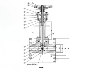 Запорный клапан DN15, PN 5 MPa.